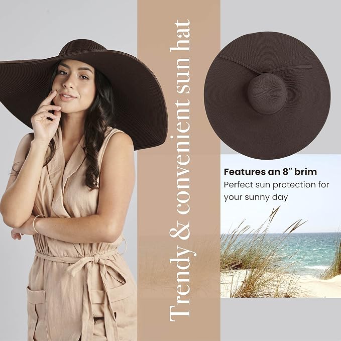 San Diego Hat Company Women's Ultrabraid X-Large Brim Hat, Adjustable Sun Hat - Image 3