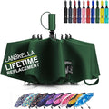 LANBRELLA Compact Reverse Folding Umbrella Auto Windproof Travel Umbrella by LANBRELLA