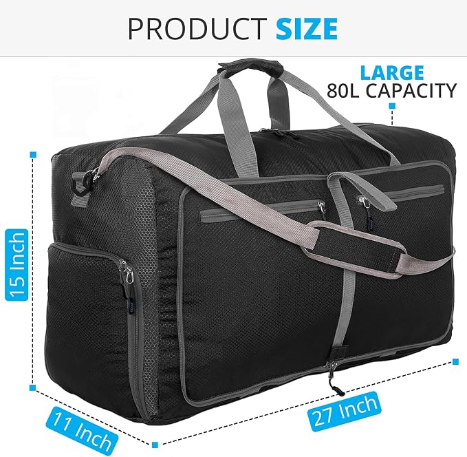 Bago Large Foldable Duffel Bags - Image 3