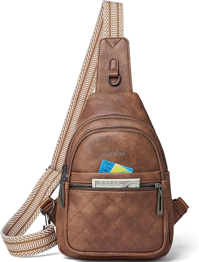 Sling Bag For Women Fanny Pack Crossbody Travel Shoulder Belt Bags Tote by LATMAP