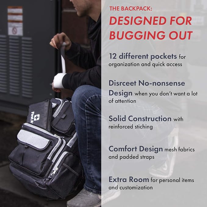 Urban Survival Bug-Out Bag/Go Bag and Disaster Survival Supplies - Image 5