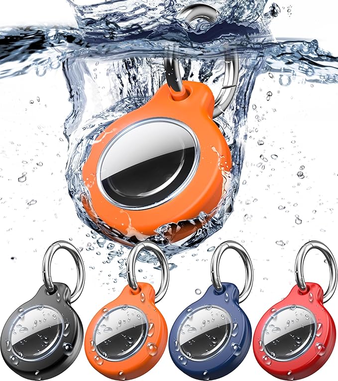 2025 New Waterproof AirTag Keychain Holder by RFUNGUANGO