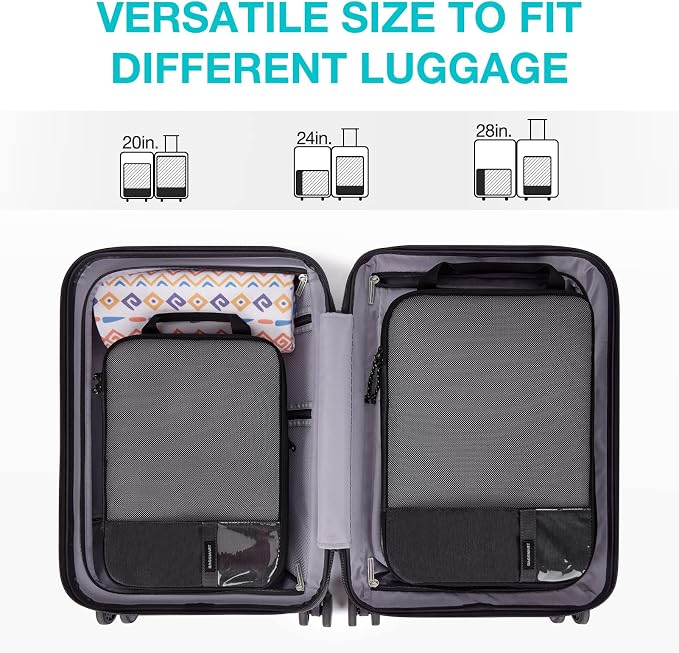 BAGSMART 6 Set Compression Packing Cubes - Image 3