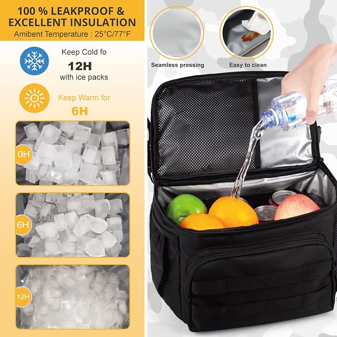 Tactical Double Deck Cooler Backpack - Image 3