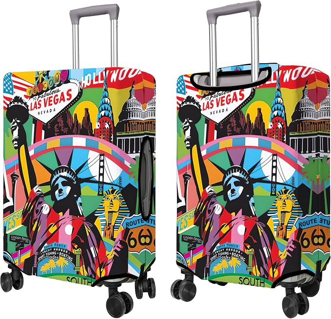 Travel Luggage Cover Suitcase Protector Fits 18-32 Inch Wheel Covers - Image 2