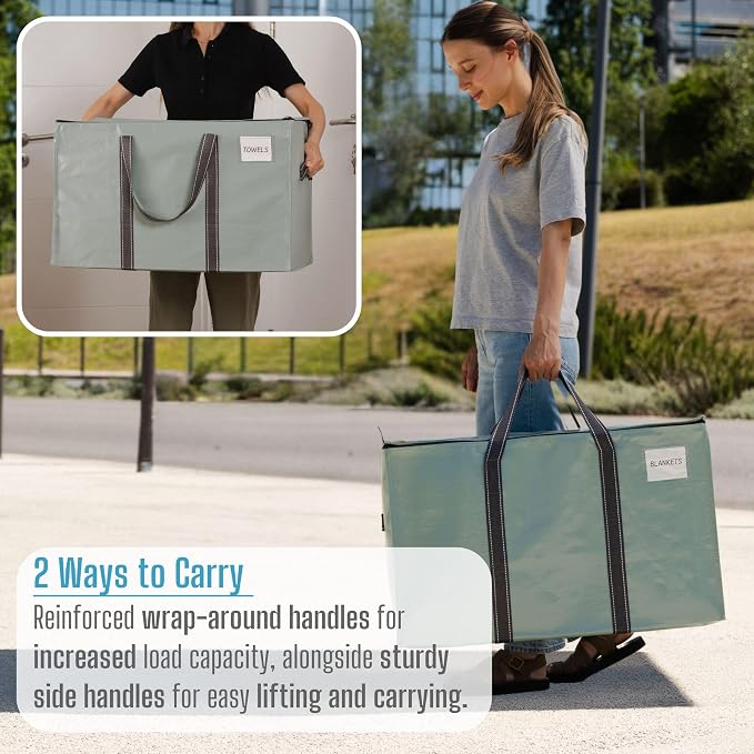 VENO 10 Pack Moving Bags, Heavy Duty, Moving Boxes Alternative, Packing Storage - Image 7