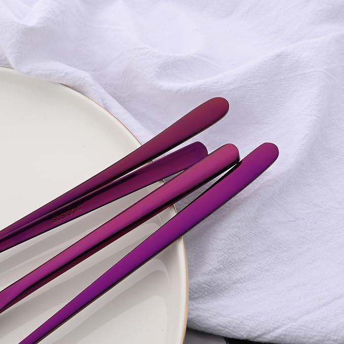20 Pieces Silverware Set 304 Stainless Steel, Healthy & Eco-Friendly Silver - Image 4