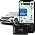 Cube GPS Tracker for Vehicles Assets Kids, Mini GPS Trackers for Dogs, Car by CUBEGPSTracker