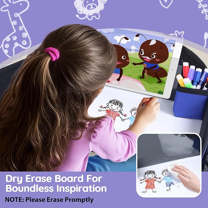 2Pcs‎ Kids Travel Tray, Kids Travel Trays - Image 3