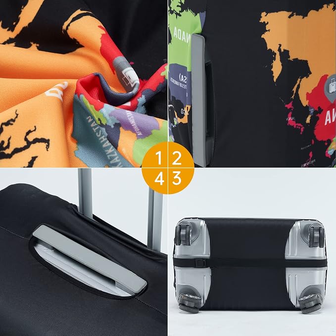 Travelkin Luggage Covers For Suitcase Tsa Approved, Suitcase Cover Protector - Image 8