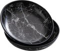 2025 Improved Design Round Marbled Leather Valet Tray Organizer Set of 2 by Aoyinism