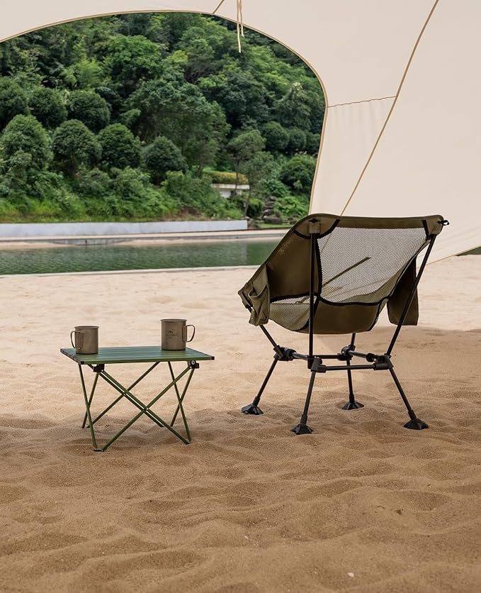 iClimb Ultralight Compact Camping Folding Beach Chair - Image 6
