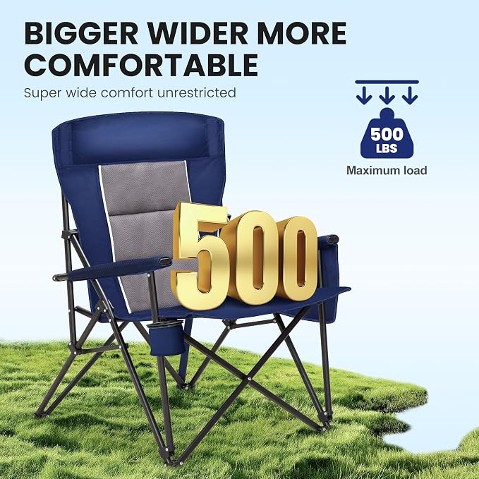 HIGH POINT SPORTS Oversized Camping Chairs - Image 4