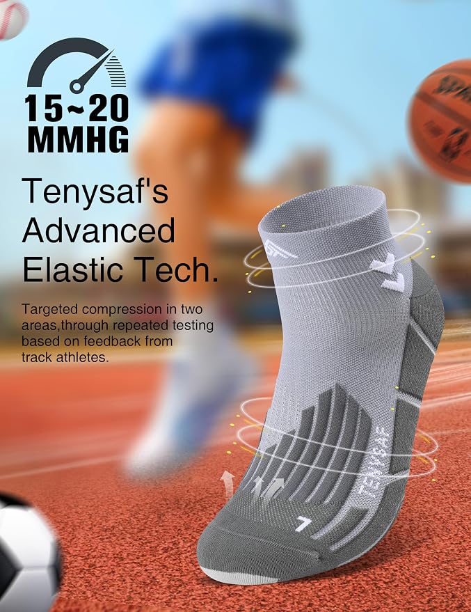 Compression Sport Running Socks: Athletic Socks - Image 3