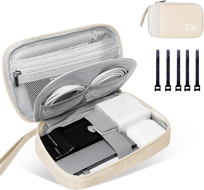 Electronics Travel Organizer, Portable Waterproof Electronic Travel Storage Bag by Lcsmaokin