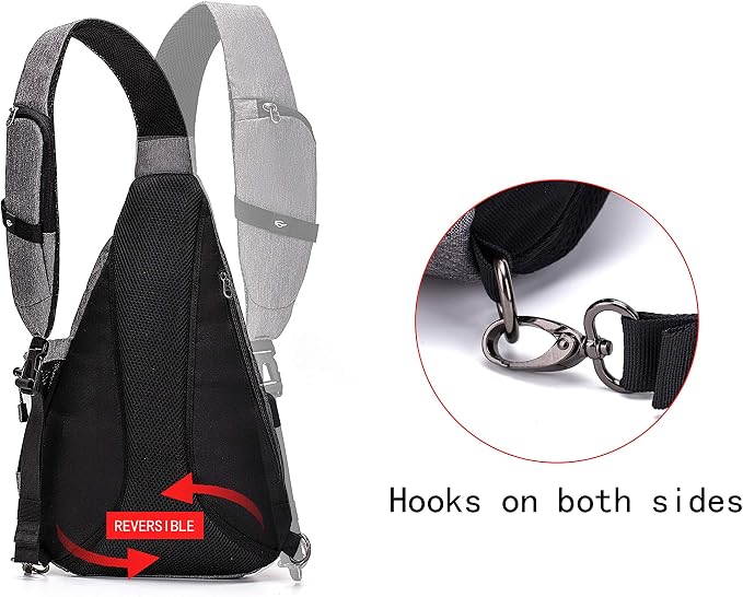 Water-Proof Sling bag/Crossbody Backpack/Shoulder Bag - Image 7