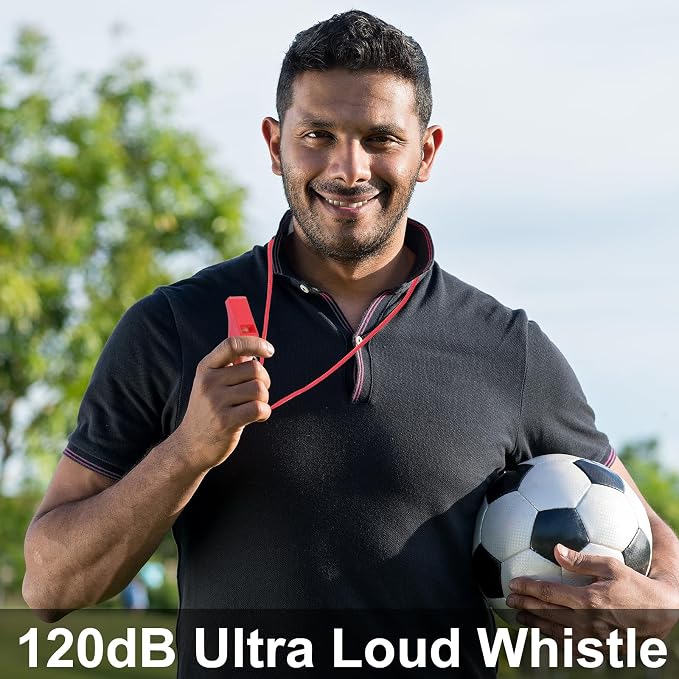8-Pack Colorful Plastic Whistles - Image 5