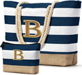 Becokan Beach Bag Initial Beach Tote by BecokanBeachBagSpecialist