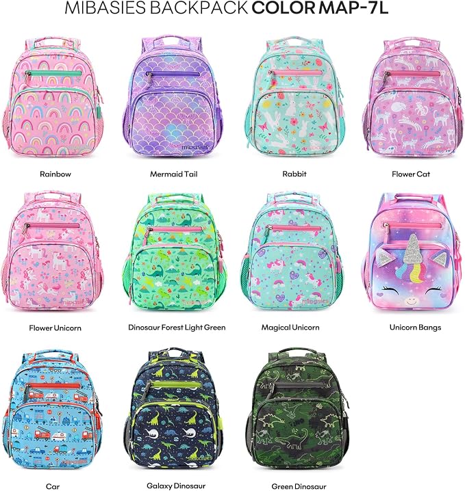 mibasies Toddler Backpack for Girls 2-4: Cute Kids Backpacks for Girls - Image 7