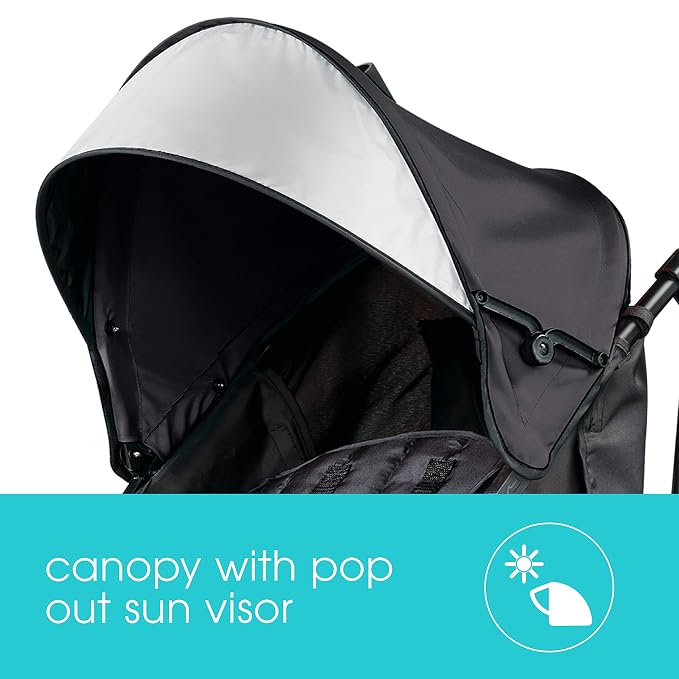Summer Infant Ingenuity 3Dlite Convenience Stroller, Jet Black–Lightweight - Image 3