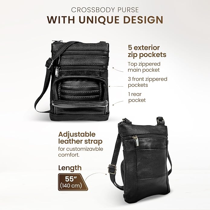 Krediz leather Crossbody Purses - Image 4