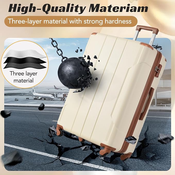Merax Luggage Sets 2 Piece Suitcases - Image 8