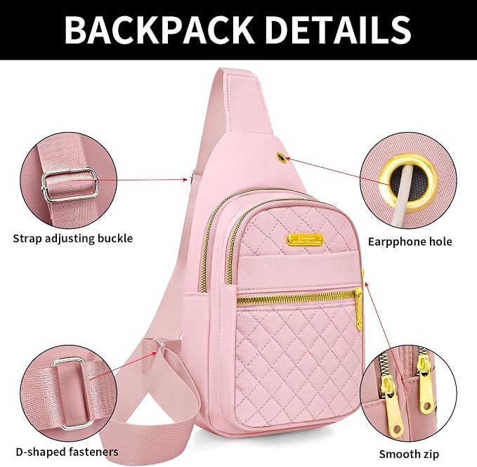 Small Sling Bag For Women Men Casual Crossbody Sling Backpack - Image 5