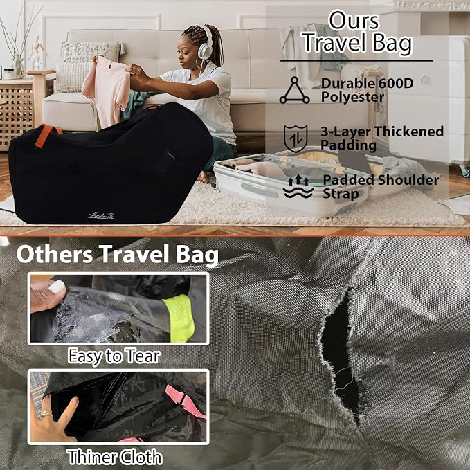 Infant Car Seat Travel Bag for Airplane Compatible - Image 4