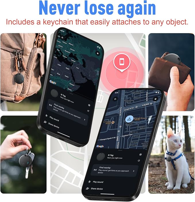 Bluetooth Tracker for Android, 2 Pack Item Finder Work - Image 2