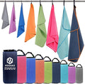 HOEAAS 2 Pack Microfiber Camping Towels, Quick Dry Towel, Super Absorbent Ultra by HOEAAS