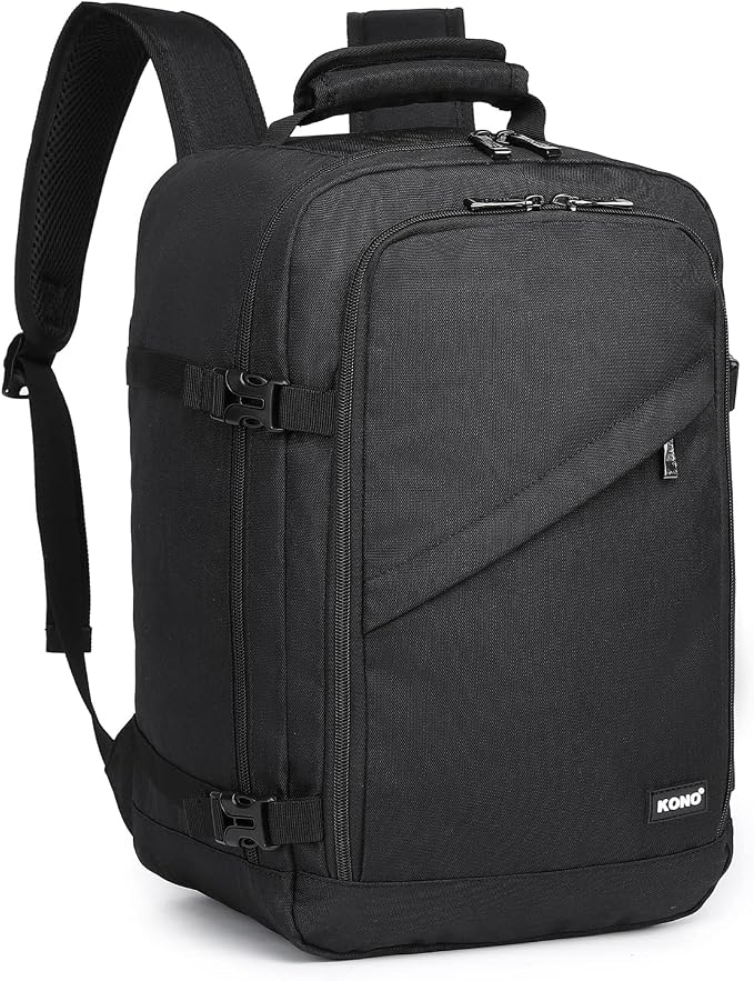 Kono Carry on Backpack, Waterproof Lightweight Daypack by Kono