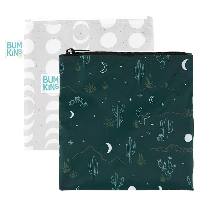 Bumkins Reusable Sandwich and Snack Bags, by Bumkins