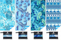 4 Pack Microfiber Lightweight Beach Towel Sand Free Quick Dry Absorbent Thin by WIDDONEN