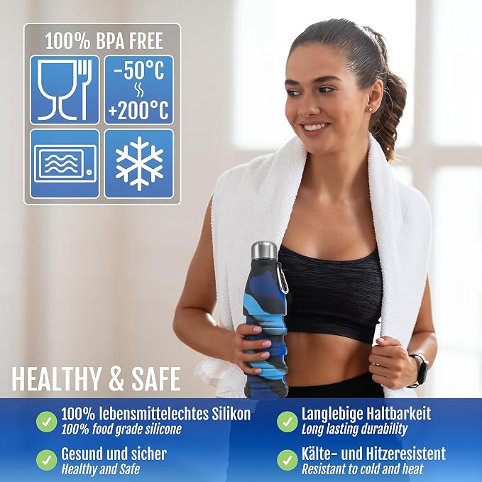 Foldable Drinking Bottle - Image 2