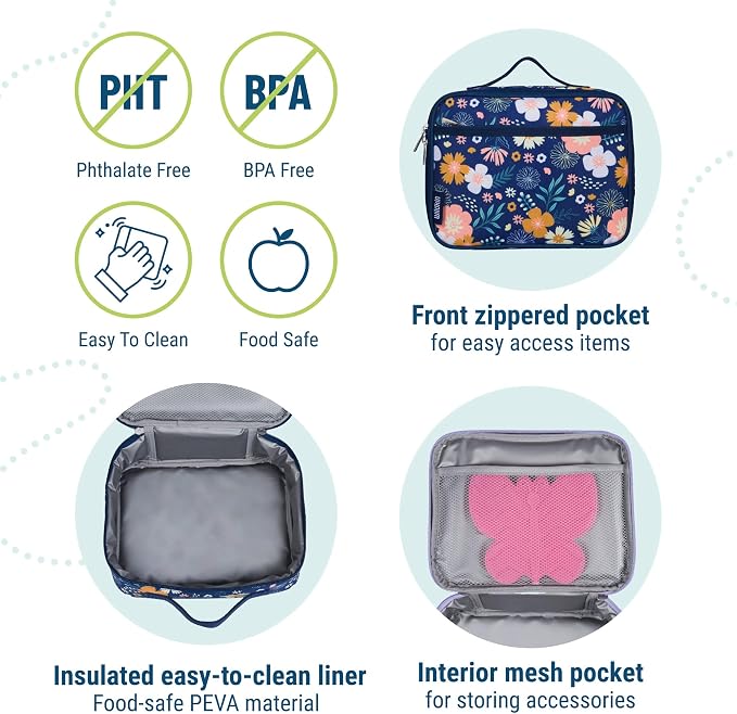 Wildkin Kids Insulated Lunch Box – Durable and Reusable - Image 4