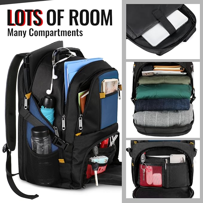 YOREPEK Travel Backpack, Extra Large 50L Laptop Backpacks - Image 2
