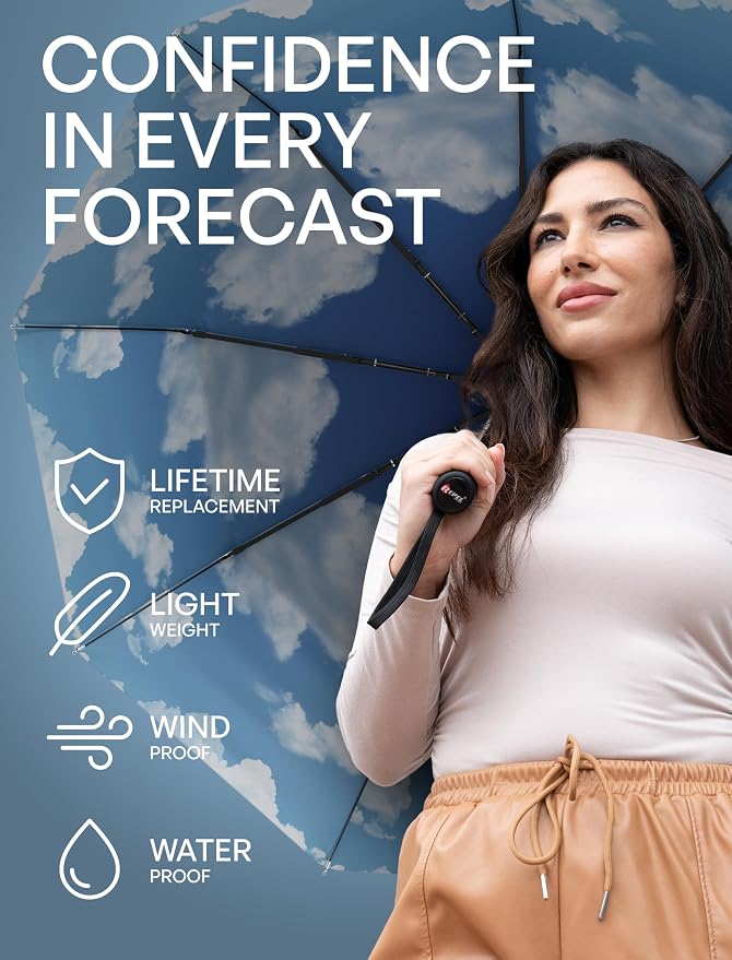 REPEL Windproof Travel Umbrella - Image 3
