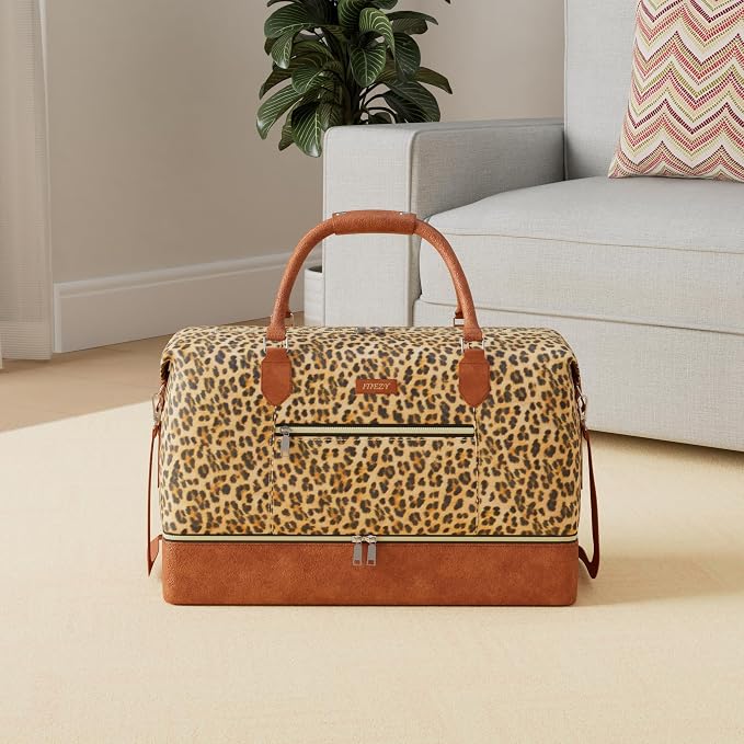 Weekender Bag for Women, Travel Duffel Bag Carry On Overnight Bag - Image 2