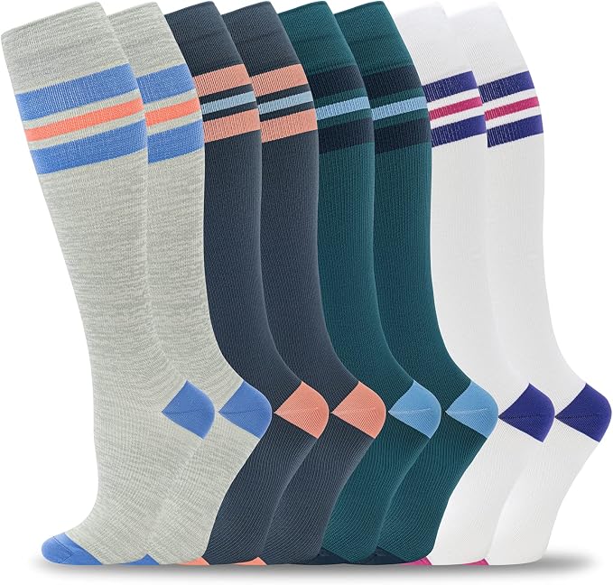 fenglaoda 8 Pairs Compression Socks by fenglaoda