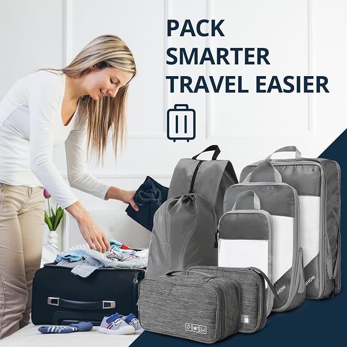 7 Set Compression Packing Cubes - Image 7
