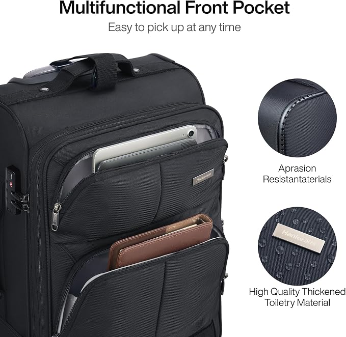 Hanke 28 Inch Softside Expandable Luggage - Image 5