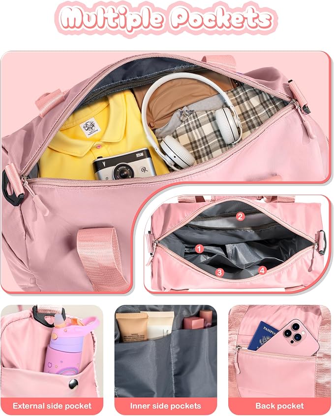 Gifts for 3 4 5 6 7 8 9 Year Old Girls-Girl Gym Bag - Image 5
