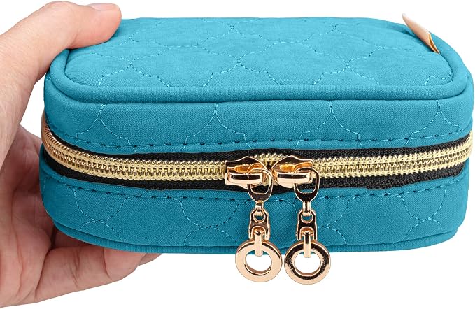 Teamoy Mini Jewelry Travel Case, Storage Organizer Bag - Image 6