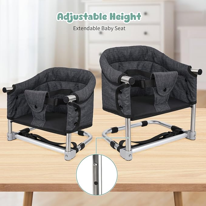 Booster Seat for Dining Table: Portable Toddler Booster Chair - Image 2