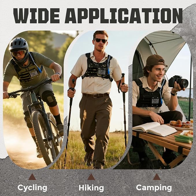 Hydration Vest（The design patent has been granted ）with 2L Water Bladder - Image 6