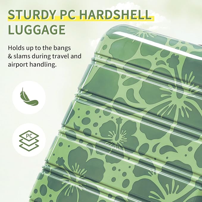 Merax Luggage Sets 3 Piece, Hardside Suitcase Set - Image 3