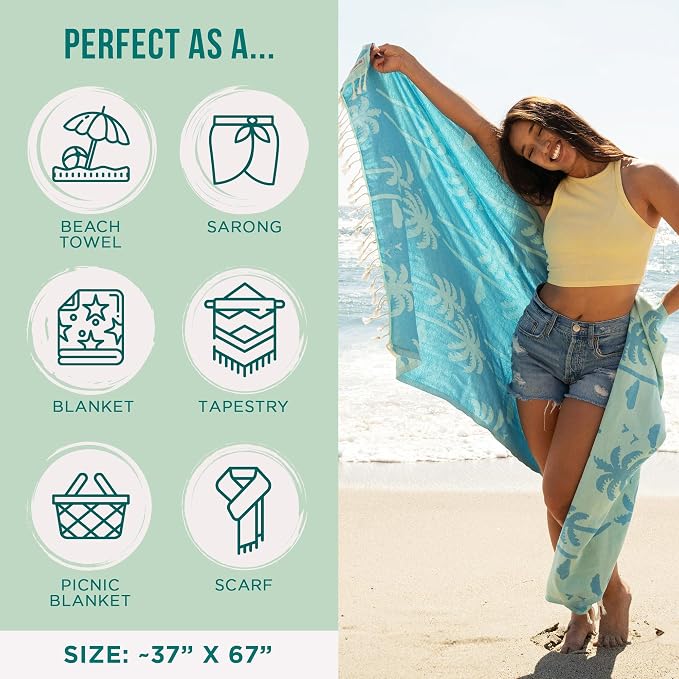 Sand Cloud Turkish Beach Towel - Image 3