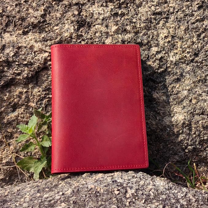 STAR VISTA Albatross Leather Travel Passport Holder, Minimalist Design - Image 4
