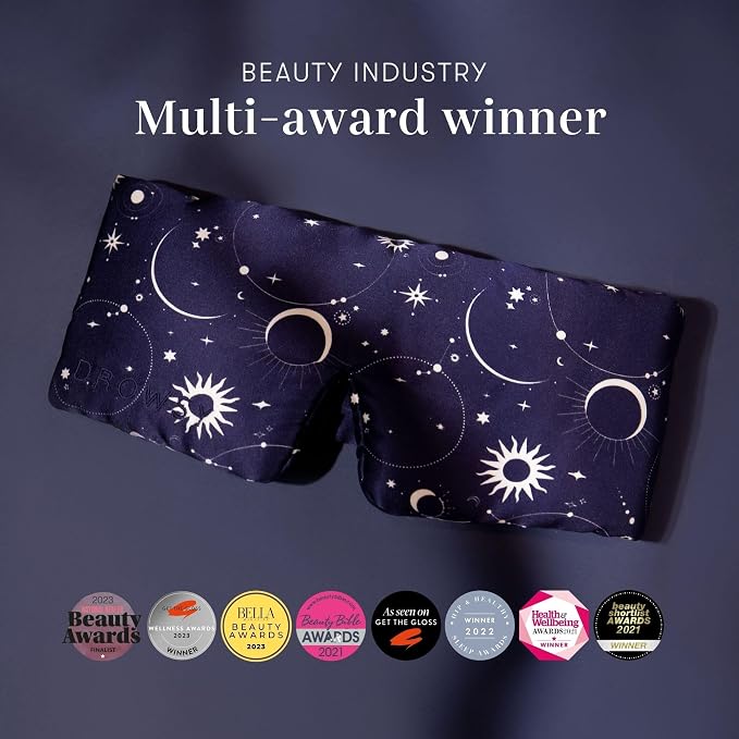 DROWSY Silk Sleep Mask. Face-Hugging, Padded Silk Cocoon - Image 8