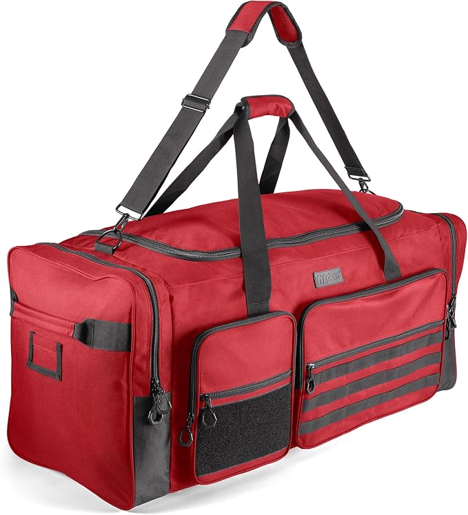 Fitdom 130L 36" Heavy Duty Extra Large Sports Gym Equipment Travel Duffle Bag by Fitdom